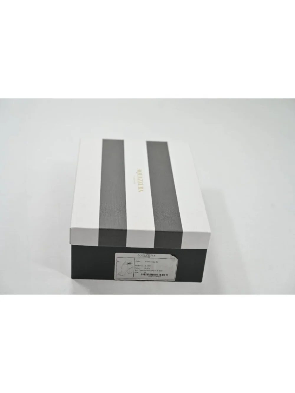 Aquazzura Noa Sandal 85 in Black Suede